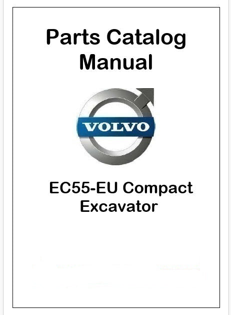 Volvo EC55-EU Compact Excavator Pdf Parts Catalog Manual