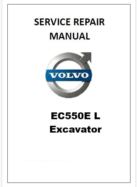 Volvo EC550E L Excavator Pdf Repair Service Manual