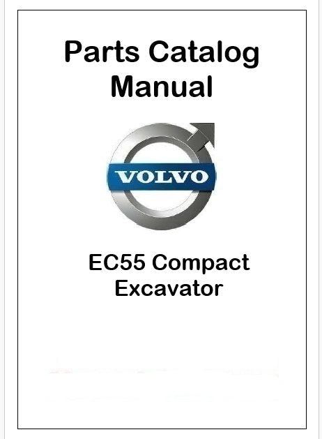 Volvo EC55 Compact Excavator Pdf Parts Catalog Manual