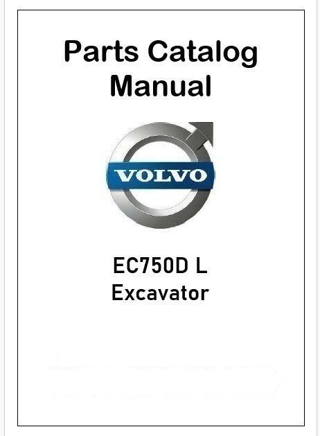 Volvo EC750D L Excavator Pdf Parts Catalog Manual