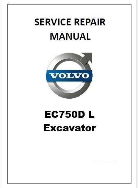 Volvo EC750D L Excavator Pdf Repair Service Manual
