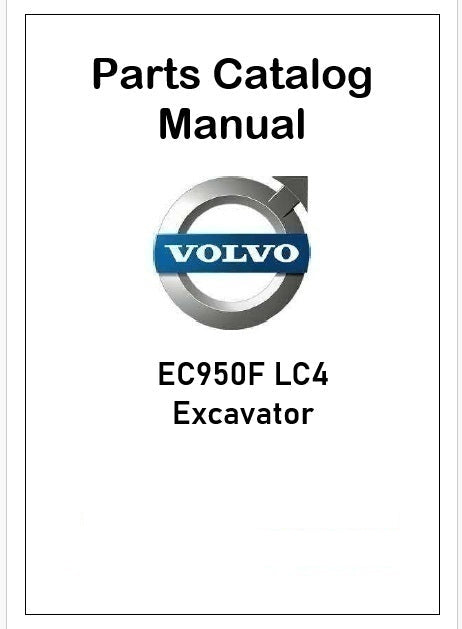 Volvo EC950F LC4 Excavator Pdf Parts Catalog Manual