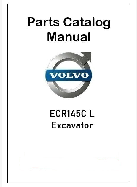 Volvo ECR145C L Excavator Pdf Parts Catalog Manual