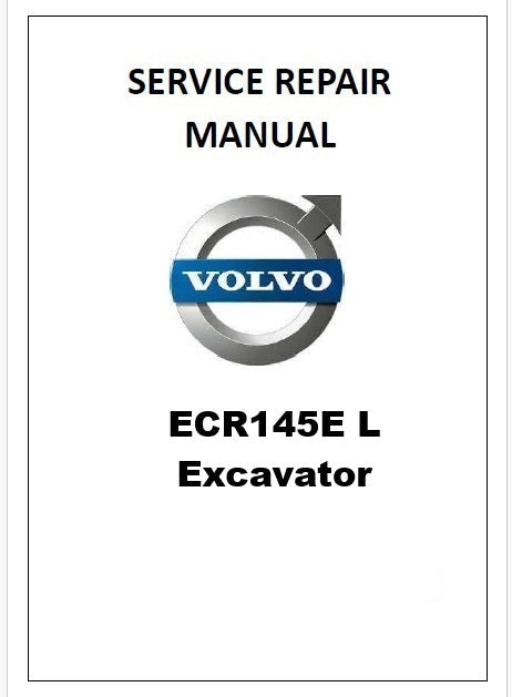 Volvo ECR145E L Excavator Pdf Repair Service Manual