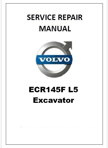 Volvo ECR145F L5 Excavator Pdf Repair Service Manual