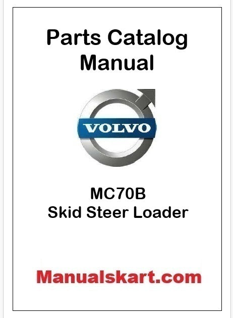 Volvo MC70B Skid Steer Loader Pdf Parts Catalog Manual