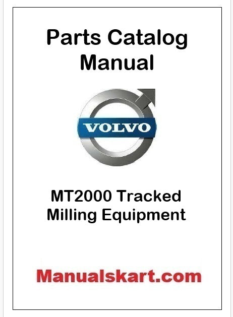 Volvo MT2000 Tracked Milling Equipment Pdf Parts Catalog Manual