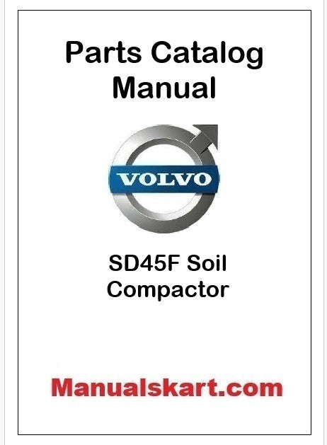 Volvo SD45F Soil Compactor Pdf Parts Catalog Manual