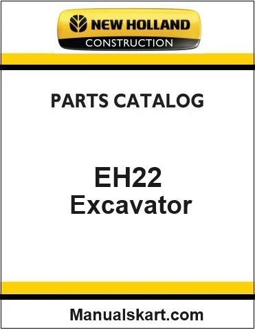 New Holland EH22 Mini Crawler Excavator Pdf Parts Catalog Manual Download