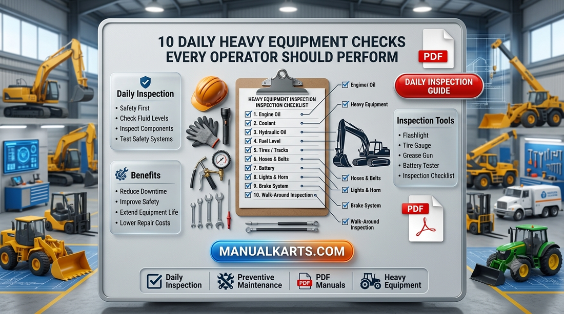 10 Daily Heavy Equipment Checks Every Operator Should Perform | ManualKarts.com