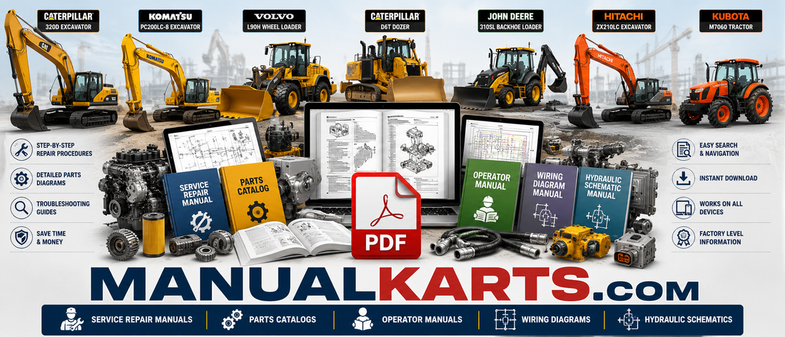 Best PDF Manuals for Excavators, Loaders, Dozers and Backhoes