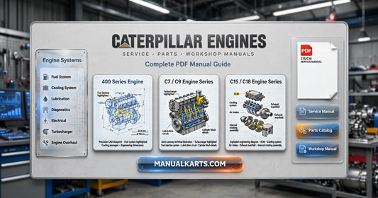 Caterpillar Engine Service, Parts & Workshop PDF Manuals Guide ManualKarts.com
