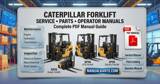 Caterpillar Forklift Service, Parts & Operator PDF Manuals Guide  ManualKarts.com