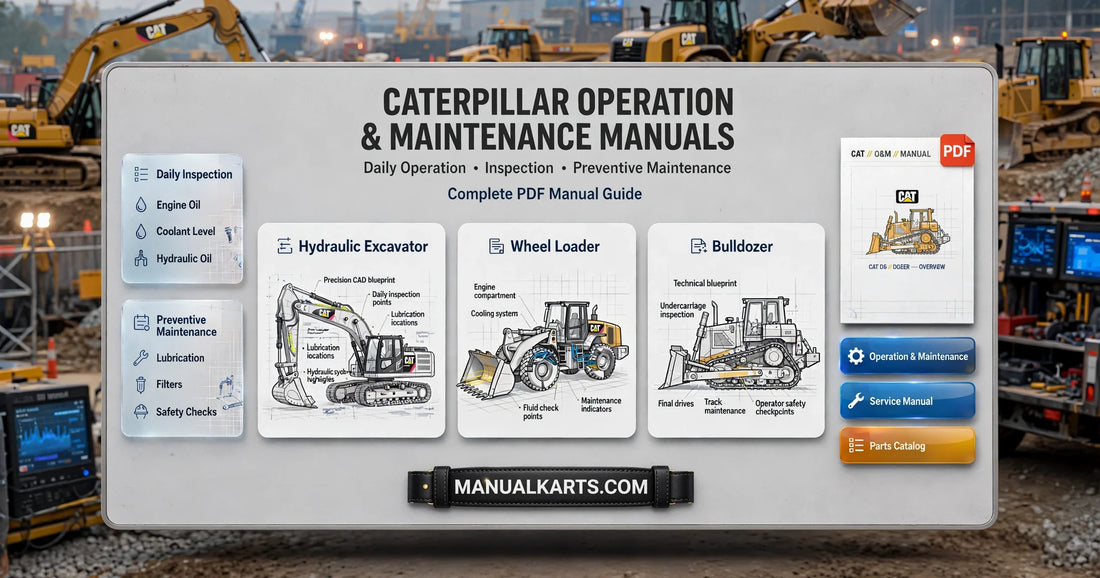 Caterpillar Operation & Maintenance PDF Manuals Guide | ManualKarts.com