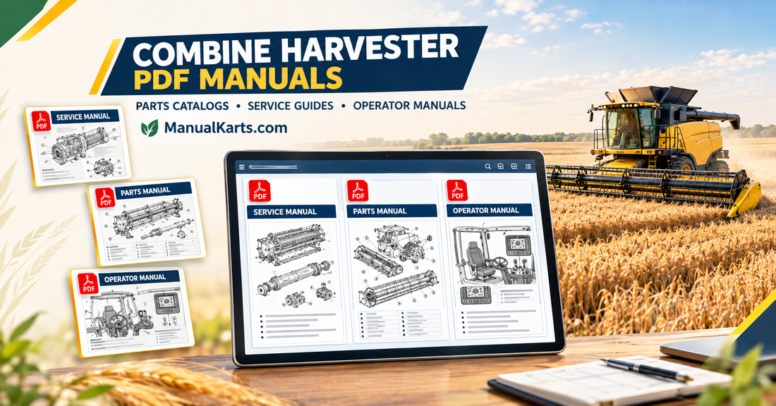 Combine Harvester PDF Manuals: Find Parts Catalogs, Service Guides and Operator Manuals