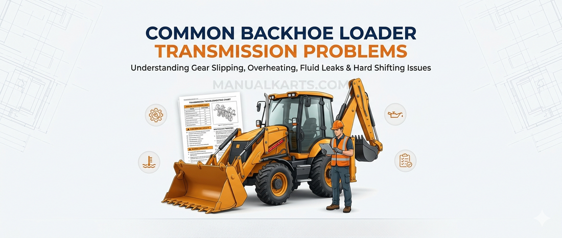 Common Backhoe Loader Transmission Problems: Causes, Symptoms & Troubleshooting Guide