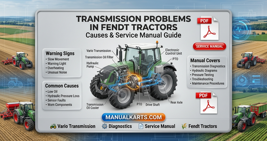 Fendt Tractor Transmission Problems Causes & Service Manual Guide ManualKarts.com