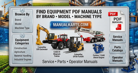 Find Equipment PDF Manuals by Brand, Model & Machine Type | ManualKarts.com