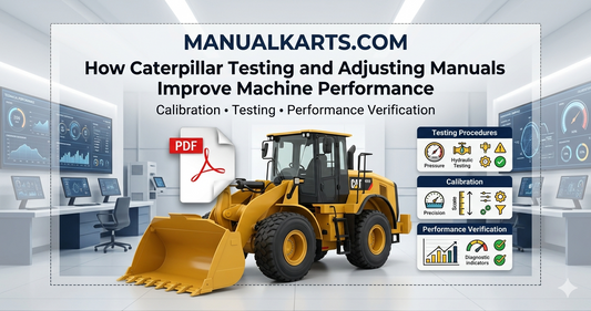 How Caterpillar Testing and Adjusting Manuals Improve Machine Performance  ManualKarts.com