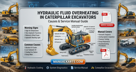 Hydraulic Fluid Overheating in Caterpillar Excavators: Causes & Service Manual Guide | ManualKarts.com