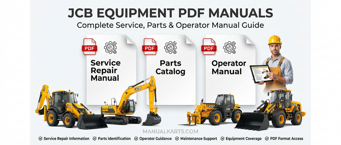 JCB Equipment PDF Manuals: Complete Service, Parts & Operator Manual Guide