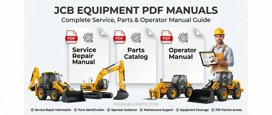 JCB Equipment PDF Manuals: Complete Service, Parts & Operator Manual Guide