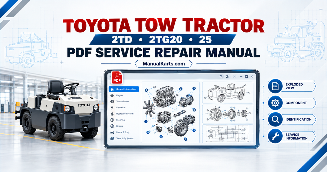 Toyota 2TD, 2TG20, 25 Tow Tractor Service Repair Manual: Understanding Technical Documentation