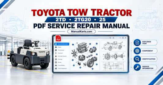 Toyota 2TD, 2TG20, 25 Tow Tractor Service Repair Manual: Understanding Technical Documentation