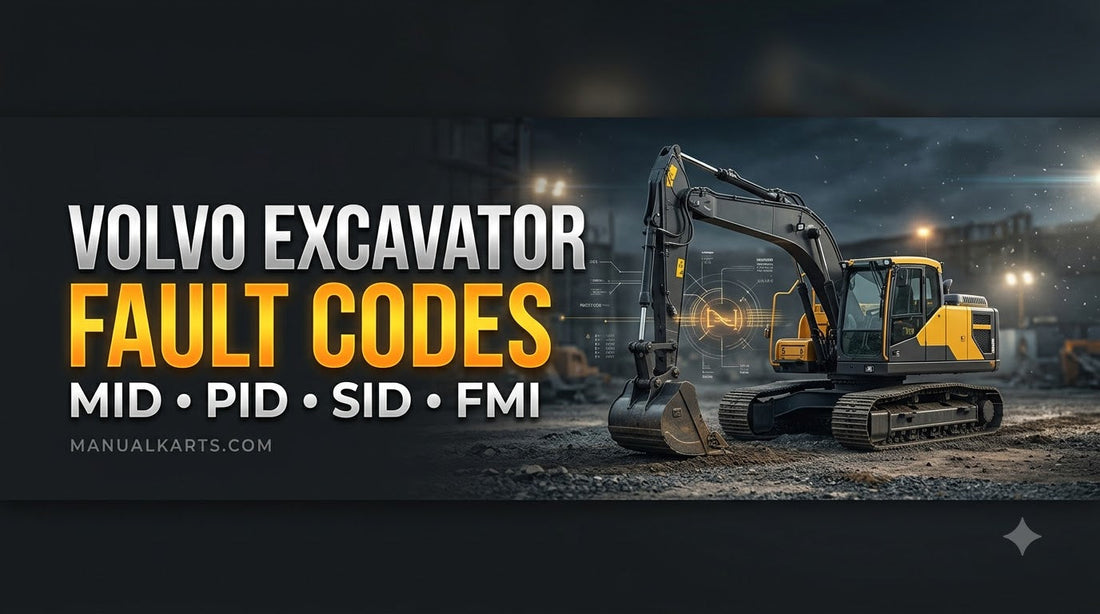 Volvo Excavator Fault Codes: How to Read MID, PID, SID and FMI