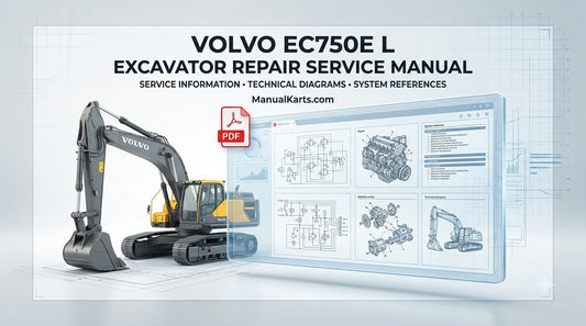 Volvo EC750E L Excavator Repair Service Manual: Understanding What It May Include