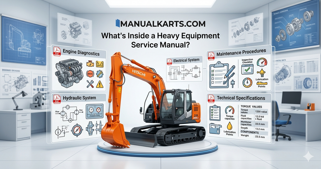 What Information Is Included in a Heavy Equipment Service Manual