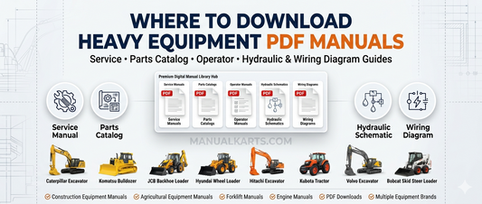 Where to Download Heavy Equipment PDF Manuals for Popular Brands