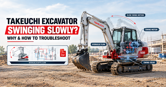Why Is a Takeuchi Excavator Swinging Slowly & How to Troubleshoot It?