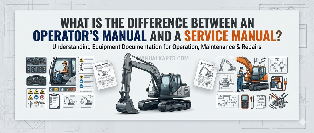 difference between an operator’s manual and a service manual