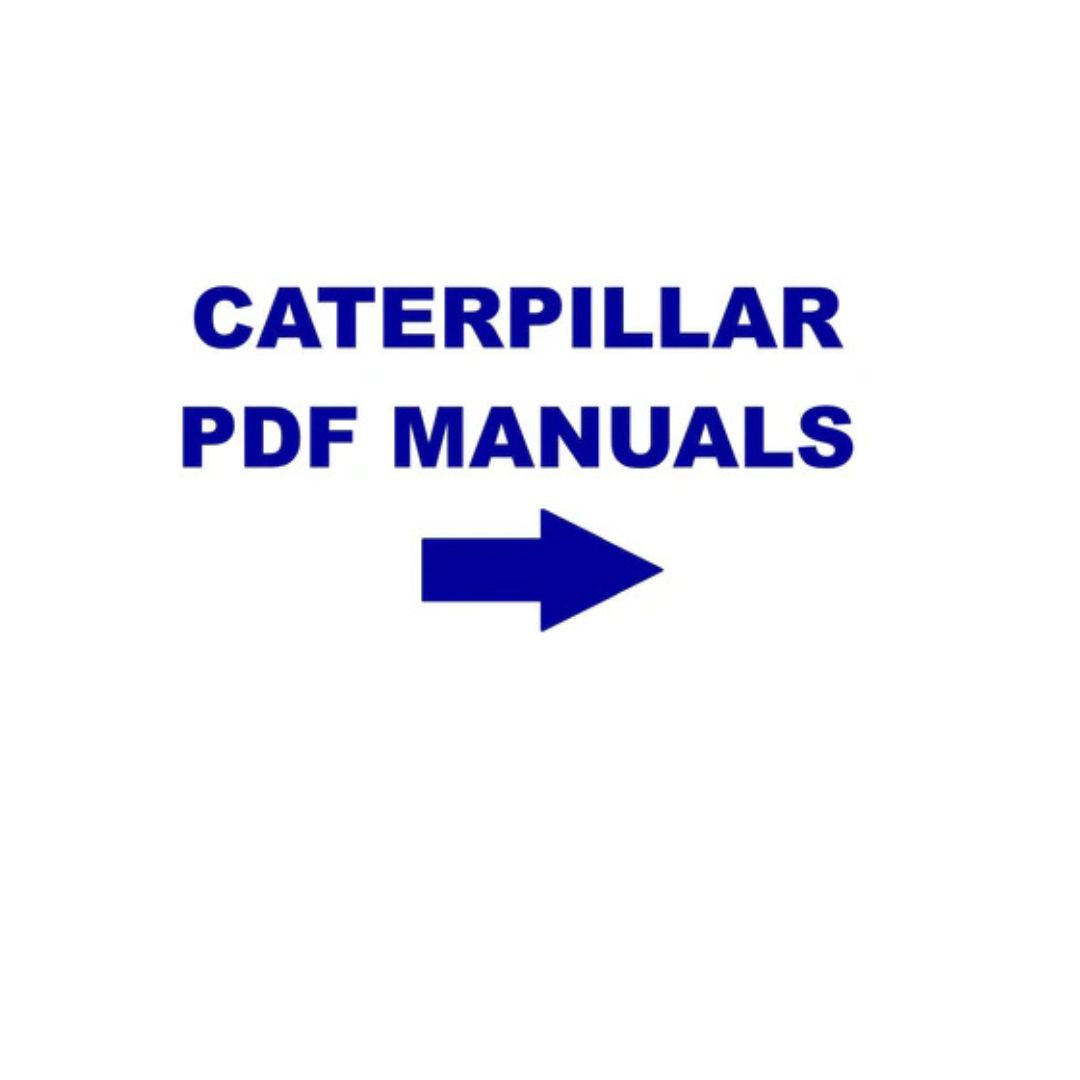 Caterpillar All Equipment's Pdf Manuals