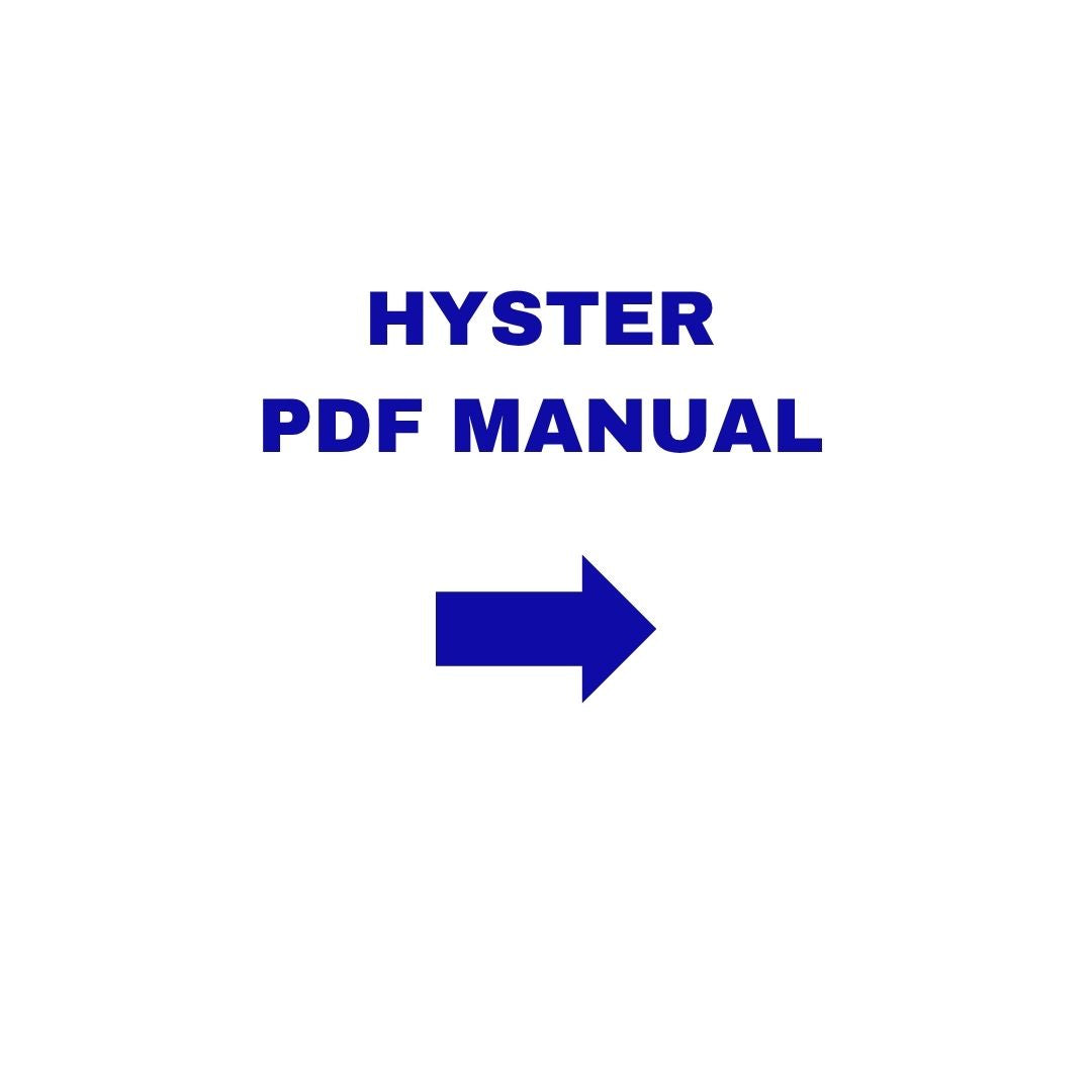 Hyster Manual - PDF Download
