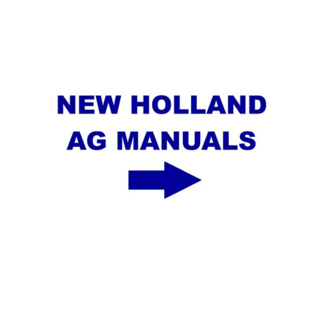 New Holland AG Equipment's Manuals