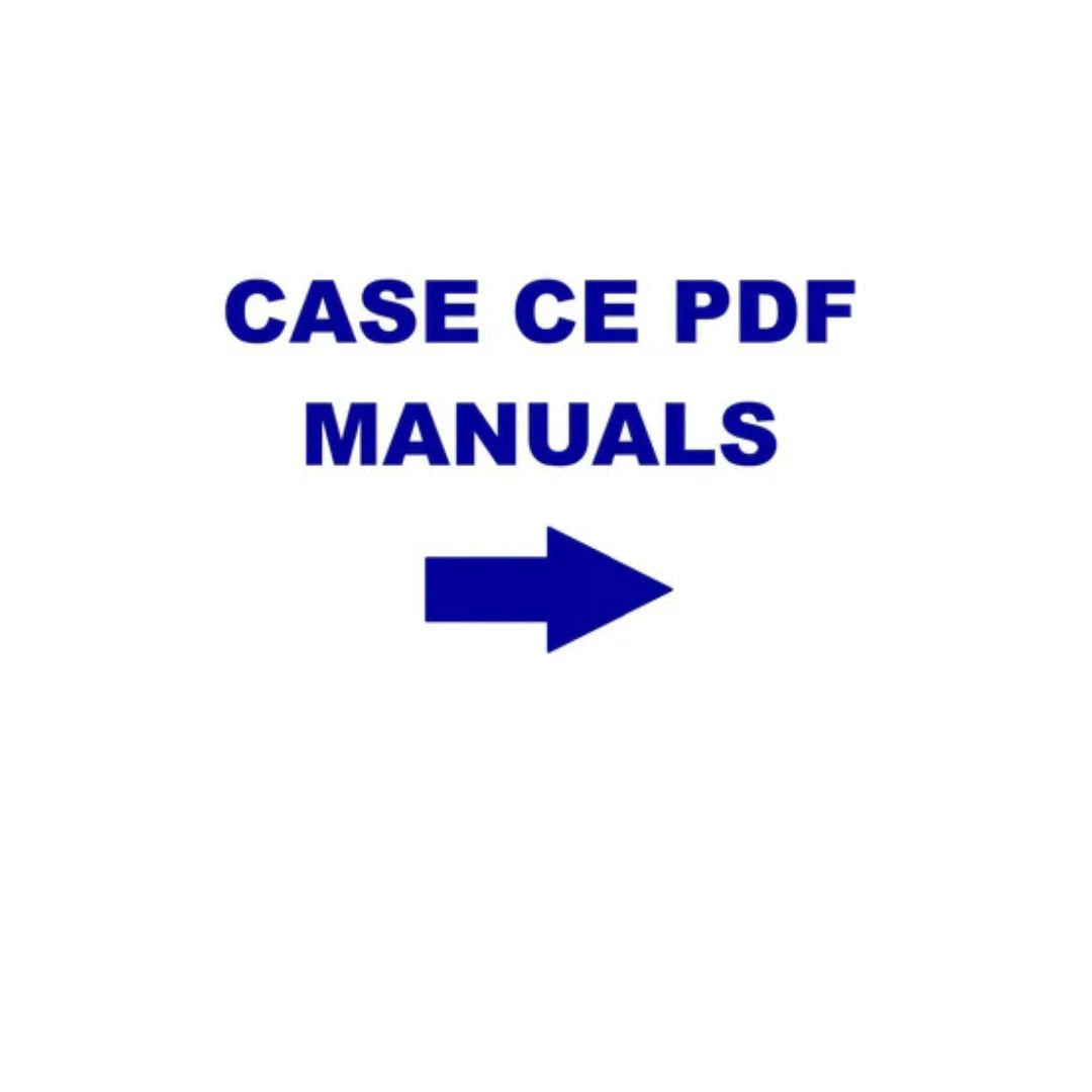 Case Construction Equipment's Manuals PDF
