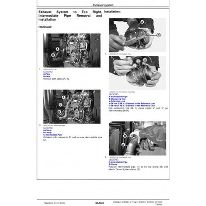 6095MC,6105MC, 6115MC, 6095RC, 6105RC, 6115RC John Deere Tractor (TM409419) Service Repair Manual 