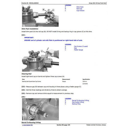 6425(HC), 7425(HC), 7525(HC),6155J(H) John Deere Tractor (TM608219) Service Repair Manual 