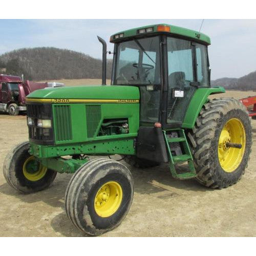 7200 and 7400 2WD or MFWD John Deere Tractor (TM1551) Service Repair Manual 