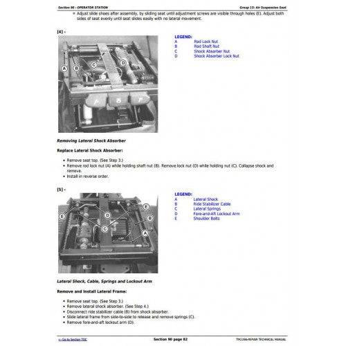 7630 7730 7830 7930 & 2204 2WD or MFWD John Deere Tractor (TM2266) Service Repair Manual 