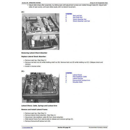 7630 7730 7830 7930 & 2204 2WD or MFWD John Deere Tractor (TM2266) Service Repair Manual 