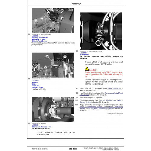8225R 8245R 8270R 8295R 8320R 8335R 8345R 8370R 8400R John Deere Tractor (TM146319) Service Repair Manual 