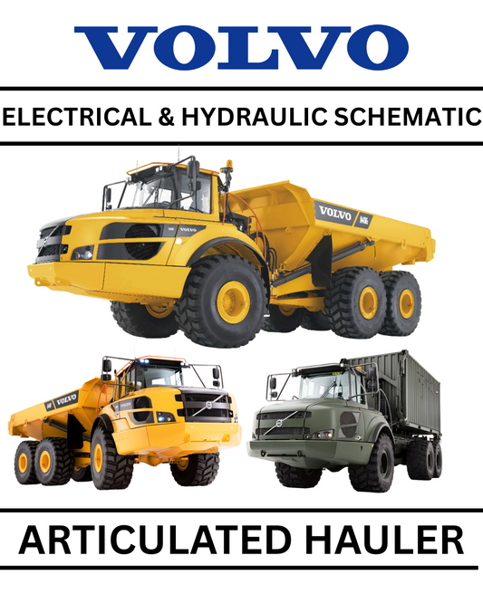 VOLVO UEC500E L EXCAVATOR ELECTRICAL & HYDRAULIC SCHEMATIC PDF MANUAL