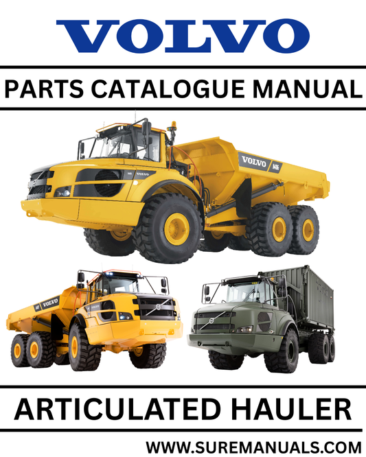 VOLVO T450D ARTICULATED HAULER PARTS CATALOGUE PDF MANUAL