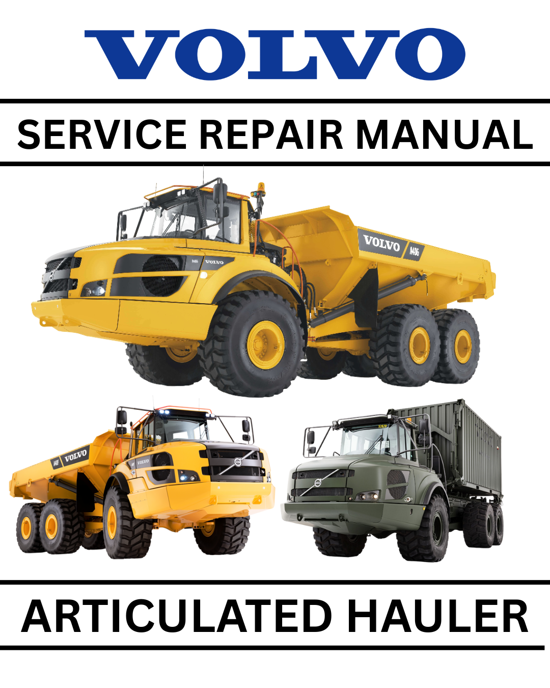 VOLVO T450D ARTICULATED HAULER SERVICE REPAIR PDF MANUAL