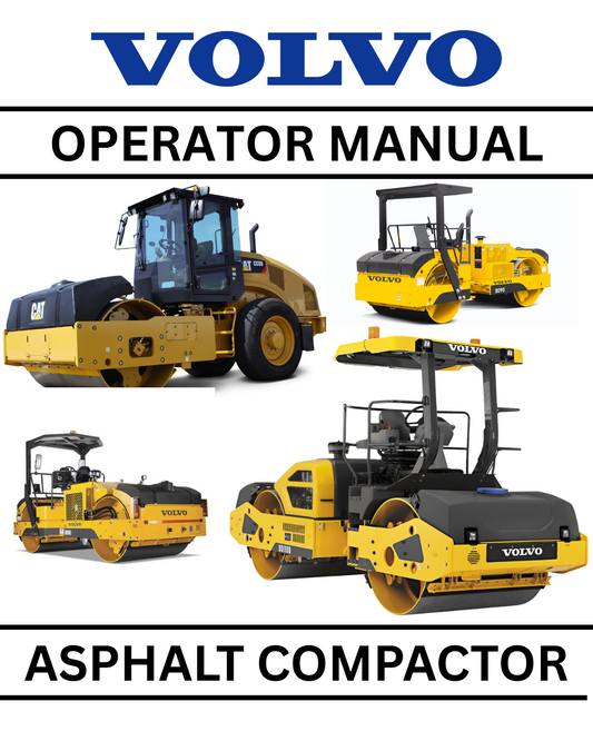 VOLVO DD900 ASPHALT COMPACTOR OPERATOR PDF MANUAL