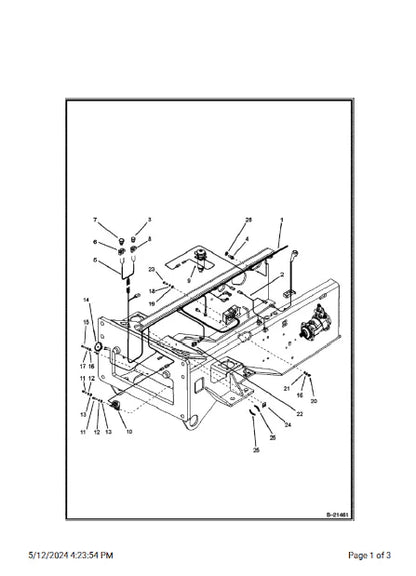 Bobcat T650 Compact Track Loader Pdf Parts Manual