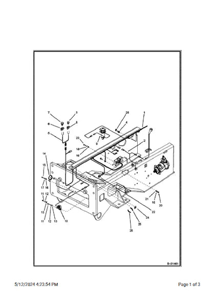 Bobcat T590 Compact Track Loader Pdf Parts Manual